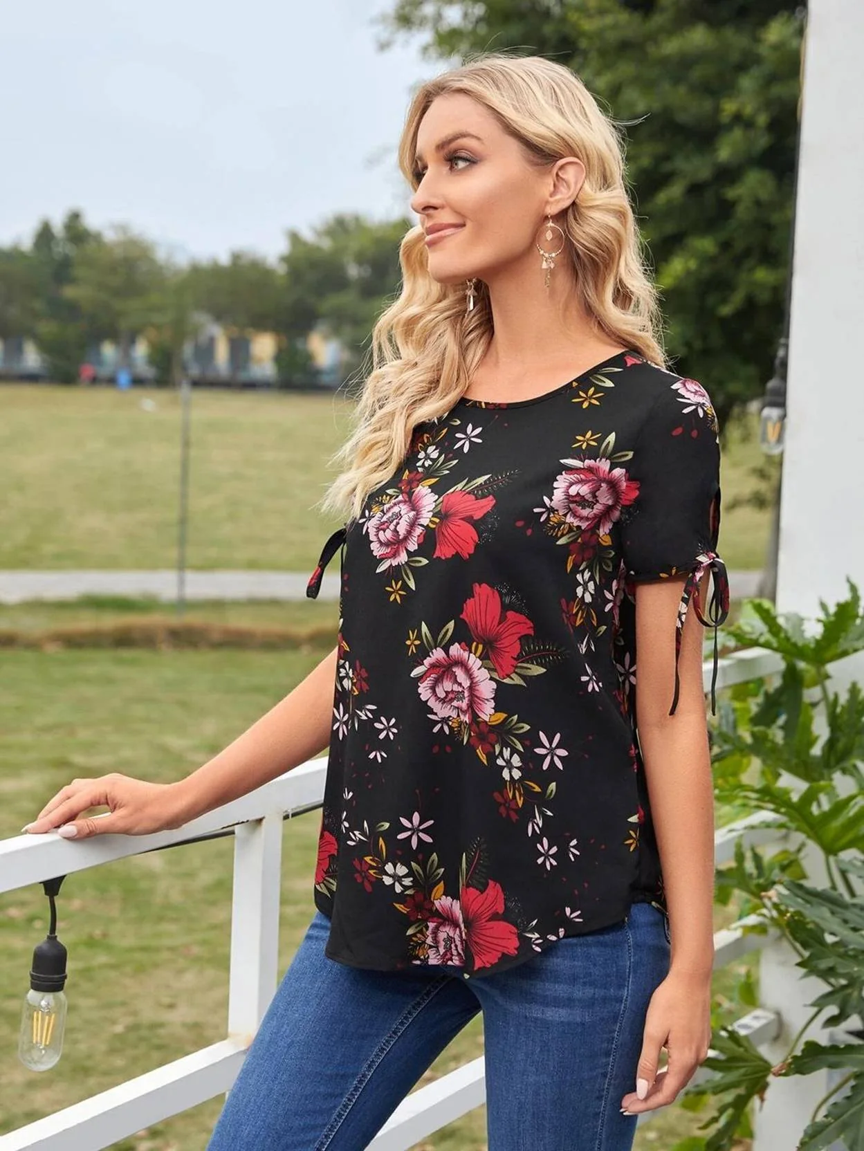 KOTTY Casual Regular Sleeves Floral Print Women Multicolor To - Image 3