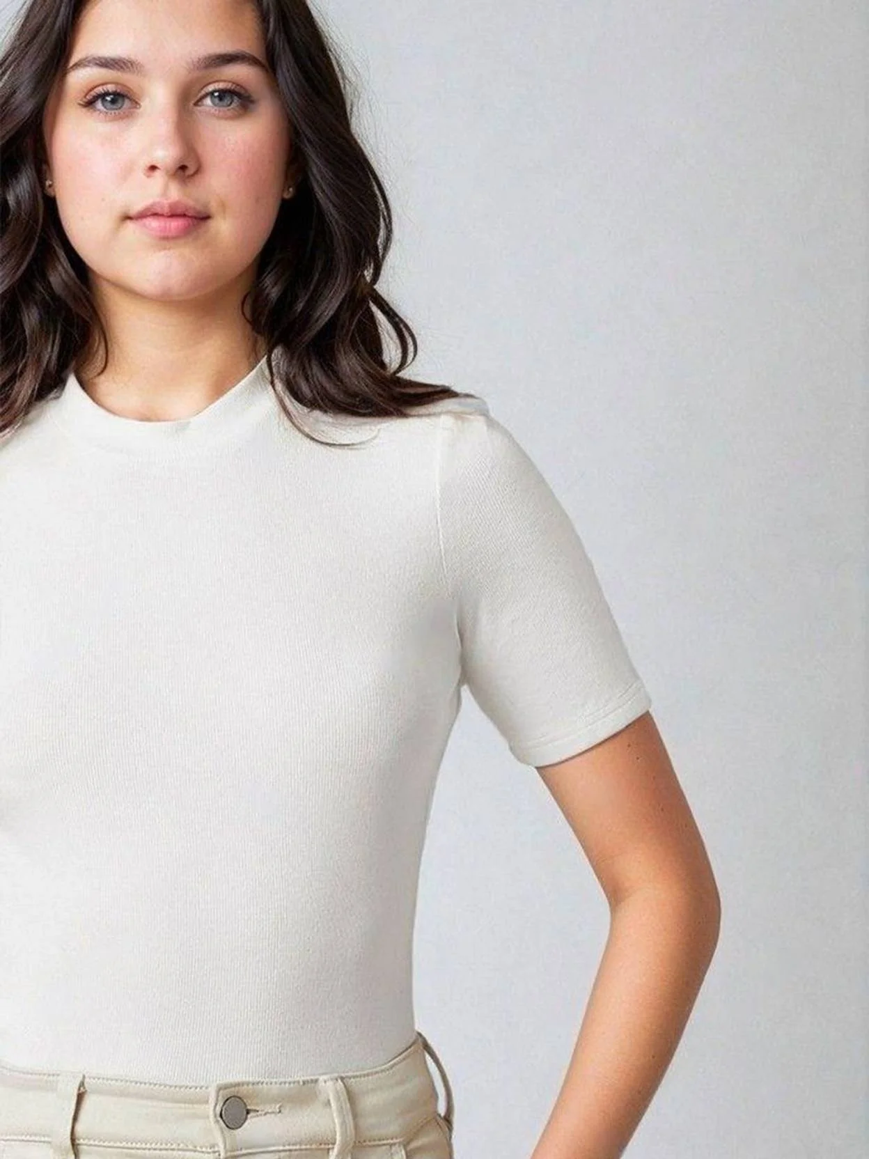 KOTTY  Casual Regular Sleeves Solid Women White Top - Image 4