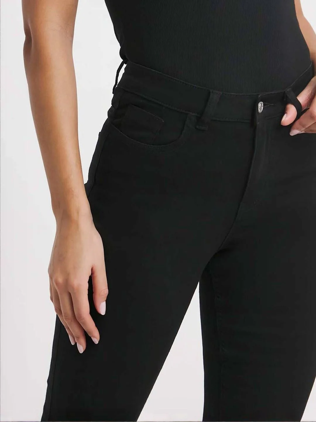 Kotty Women Bootcut High-Rise Cotton Stretchable Jeans - Image 4