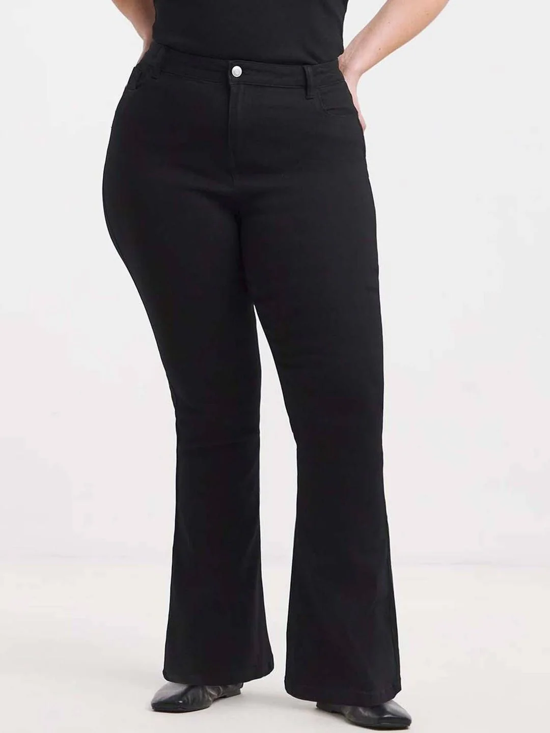 Kotty Women Bootcut High-Rise Cotton Stretchable Jeans - Image 6