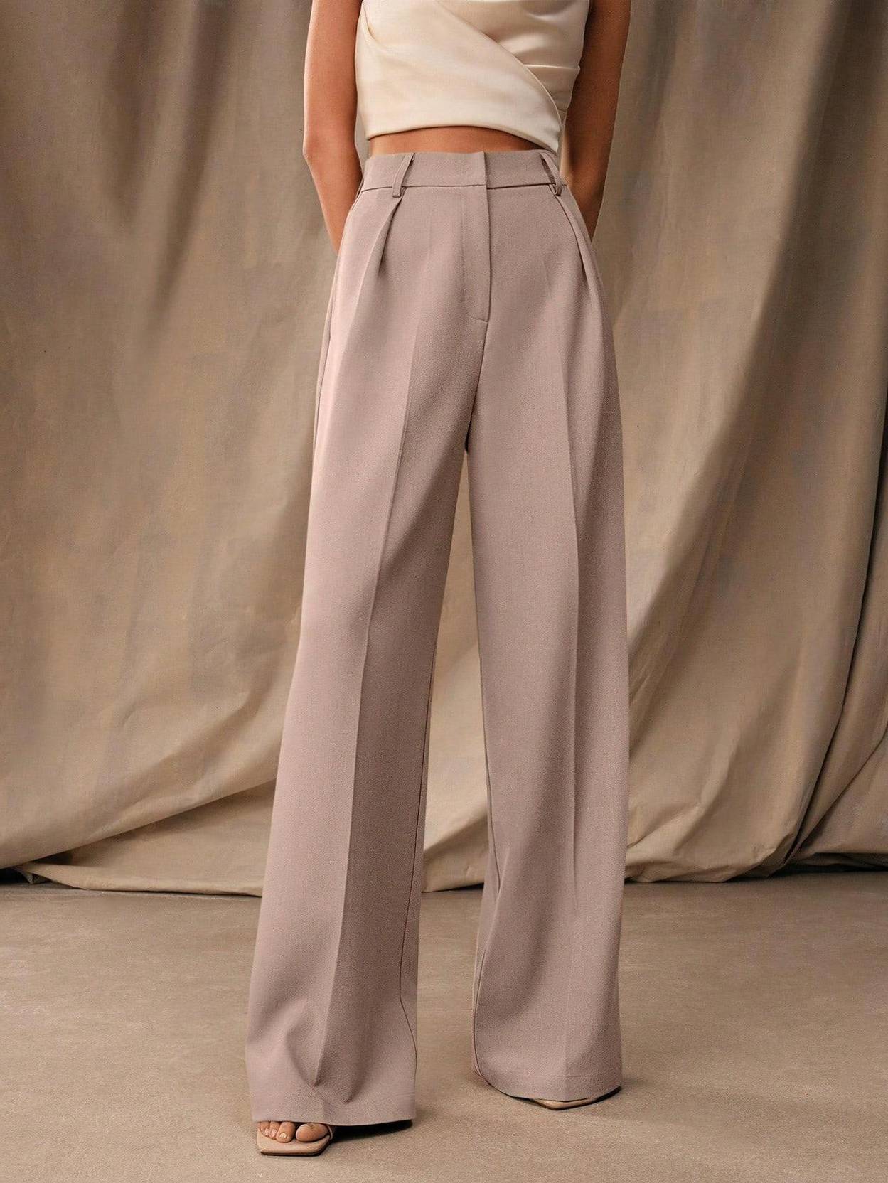 KOTTY Women Relaxed Pink Viscose Rayon Trousers - Image 5